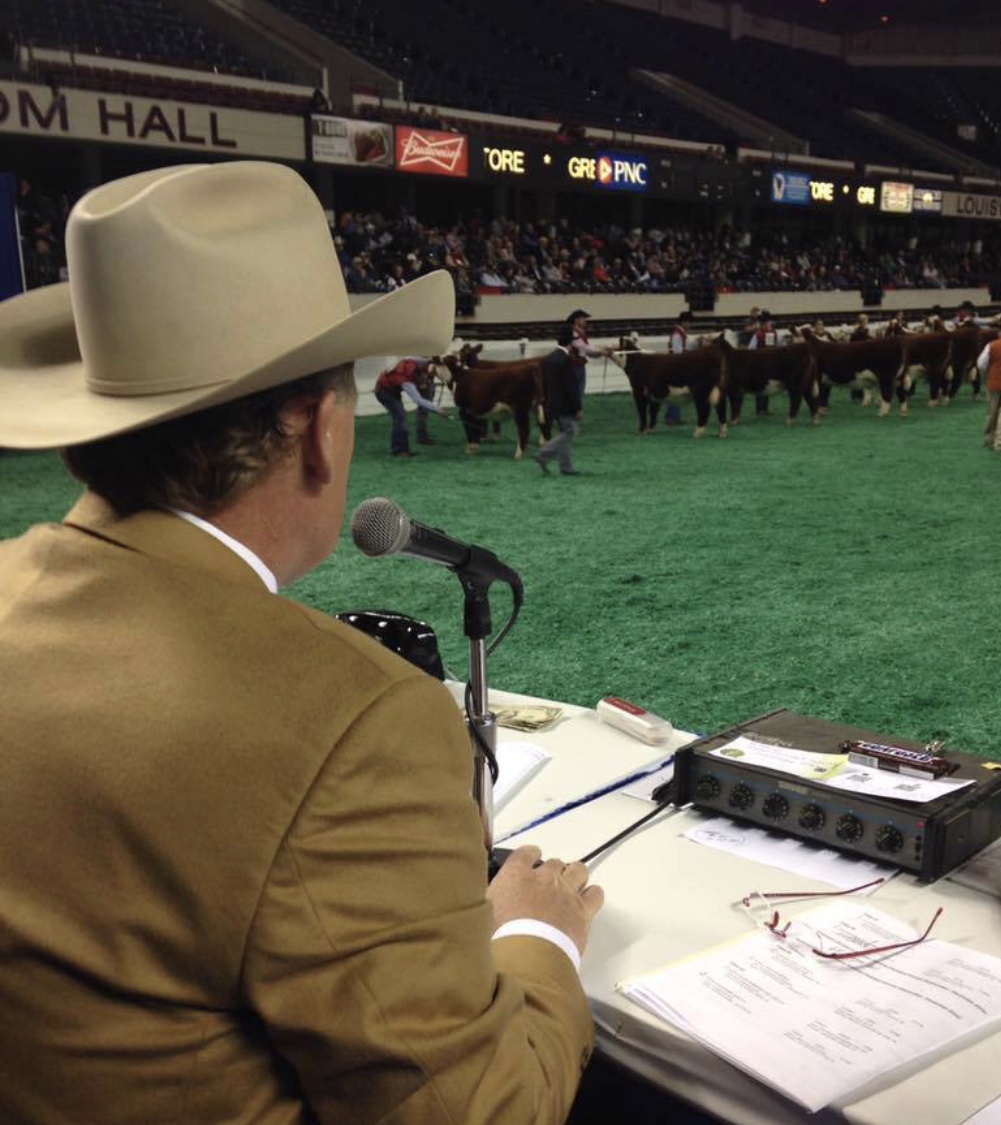 A man speaks to the public