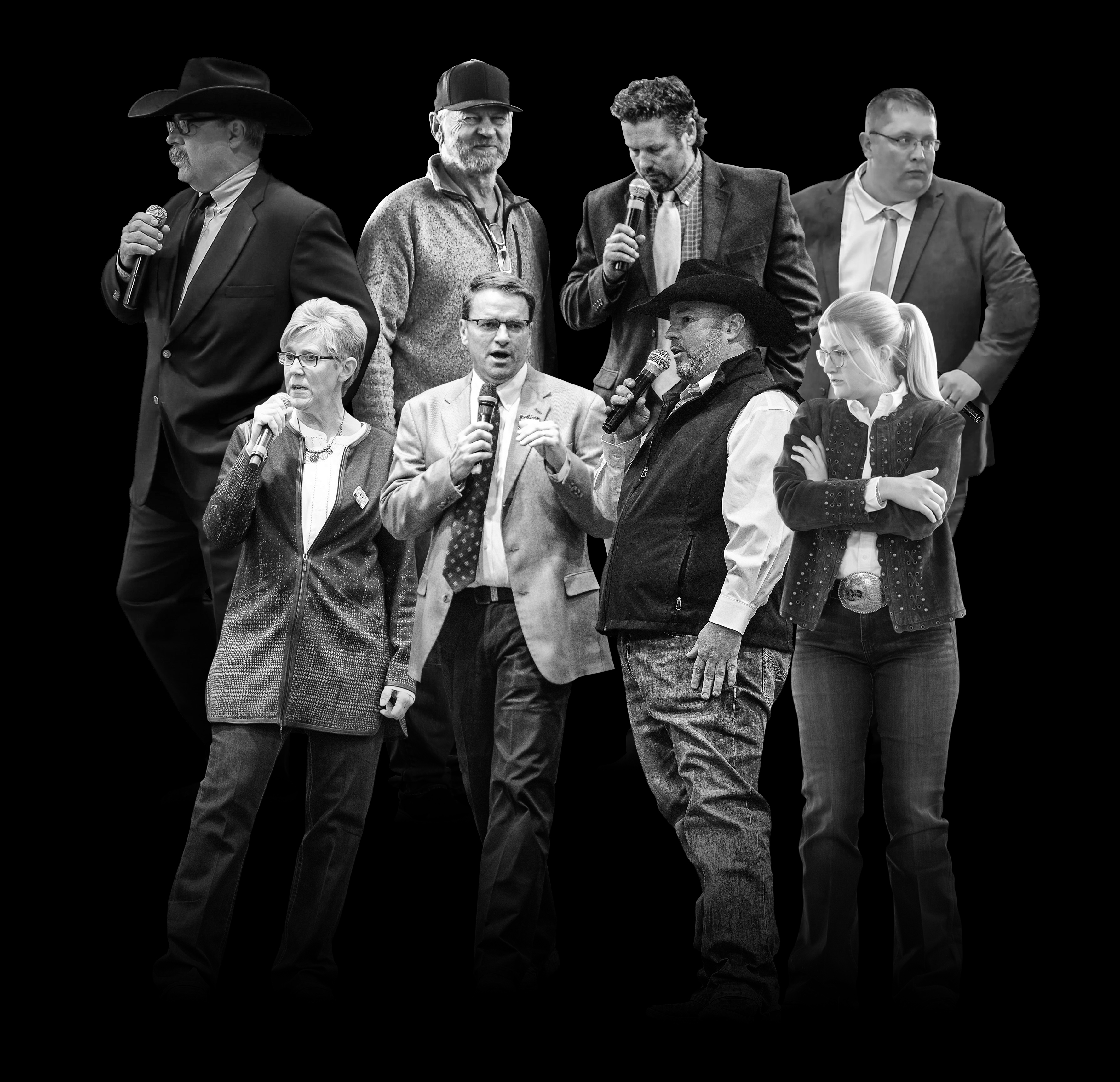 image of dan and mark hoge wearing cowboy hats