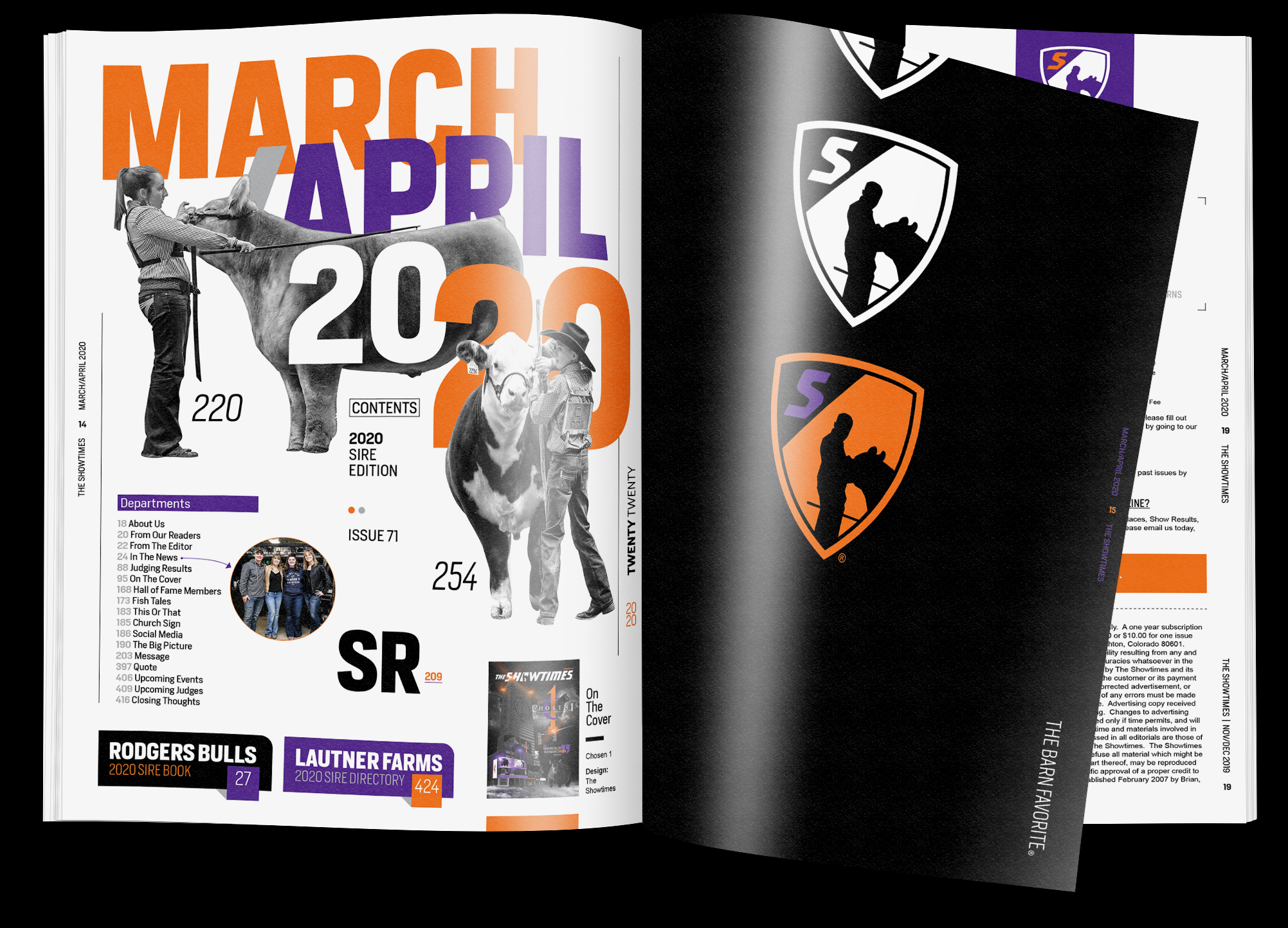 photo of magazine pages